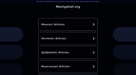 manlyphall.org