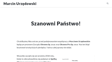 marcinurzedowski.pl