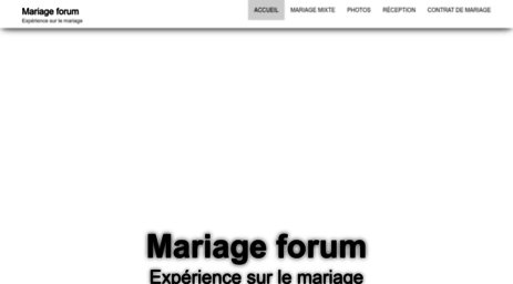 mariage-forum.com
