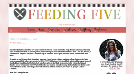 marie-feedingfive.blogspot.com