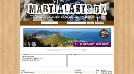 martialarts.dk