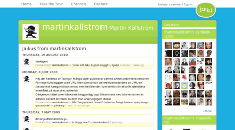 martinkallstrom.jaiku.com
