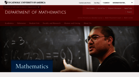 math.cua.edu
