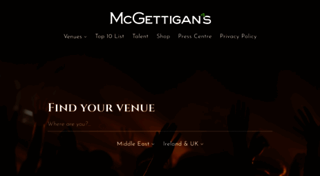 mcgettigans.com