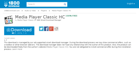 mediaplayerclassic.1800download.com