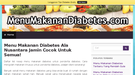 menumakanandiabetes.com