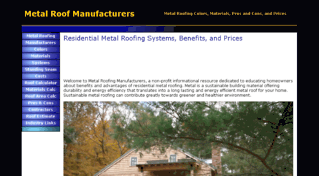metalroofmanufacturers.org