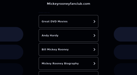 mickeyrooneyfanclub.com