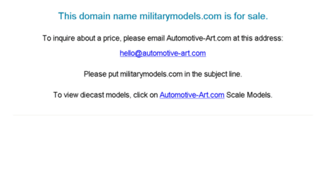 militarymodels.com