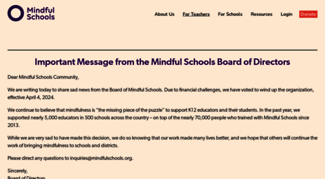 mindfulschools.org