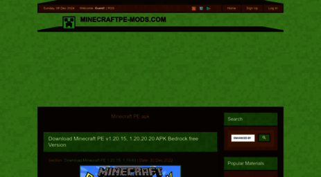 Visit Minecraftpe Mods Com Download Minecraft Pe 1 17 10 Apk Mods Maps Textures For Mcpe