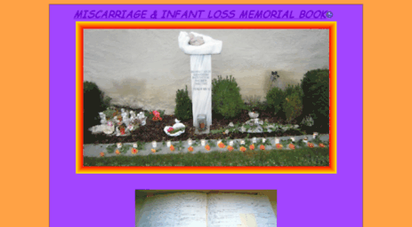 miscarriagememorialbook.bravehost.com