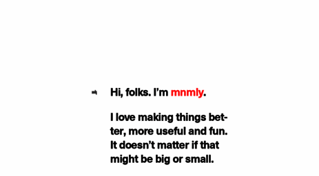 mnmly.com