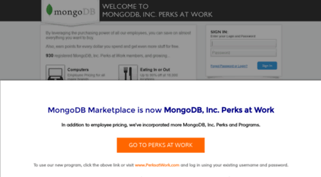 mongodb.corporateperks.com