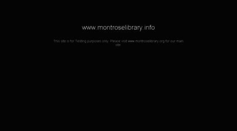 montroselibrary.info