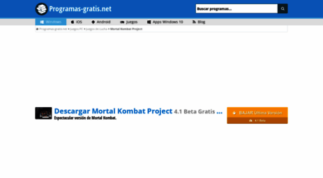 mortal-kombat-project.programas-gratis.net