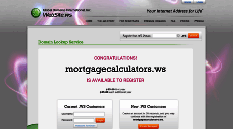 mortgagecalculators.ws