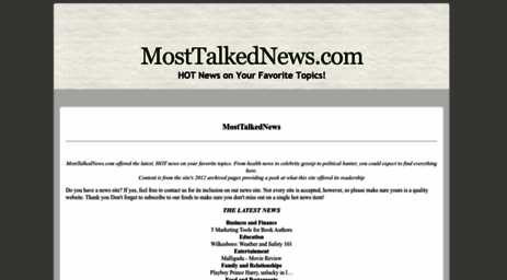 mosttalkednews.com