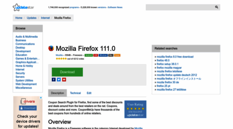 mozilla-firefox.updatestar.com