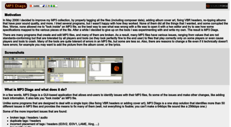 mp3diags.sourceforge.net