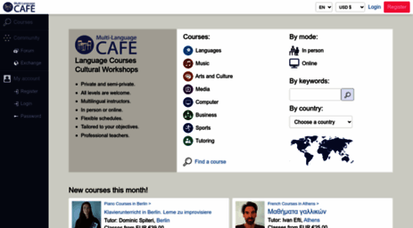 multilanguagecafe.com