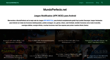 MundoPerfecto APK MOD  Jogos hackeados para Android grátis