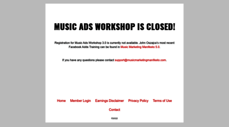 musicadsworkshop.com