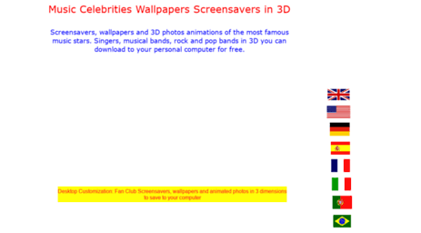 musiccelebritieswallpapersscreensavers.pages3d.net