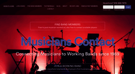musicianscontact.com