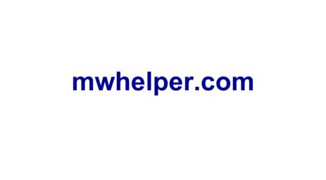 mwhelper.com