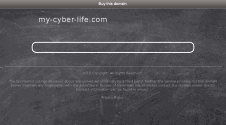 my-cyber-life.com