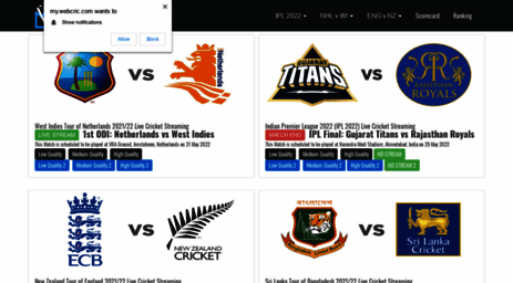 my.webcric.com
