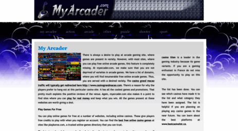 myarcader.com
