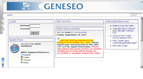 mycourses.geneseo.edu