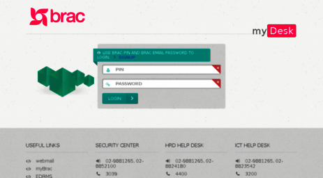 Visit Mydesk.brac.net - SSO Login.