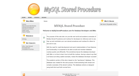 mysqlstoredprocedure.com