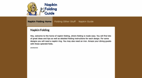 napkinfoldingguide.com