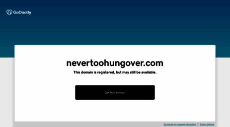 nevertoohungover.com