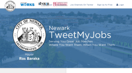 newark.tweetmyjobs.com