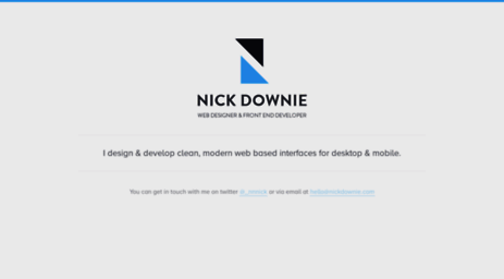 nickdownie.com