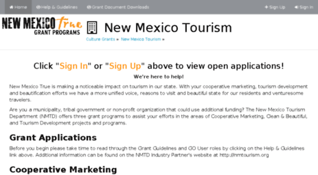 nmtourism.culturegrants.org