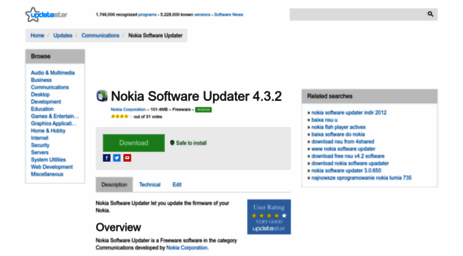 nokia-software-updater.updatestar.com