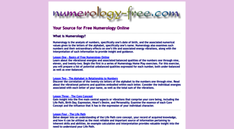 numerology-free.com