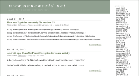 nuneworld.net
