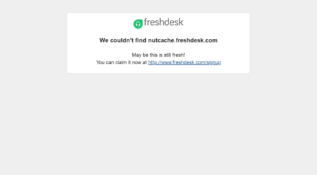 nutcache.freshdesk.com