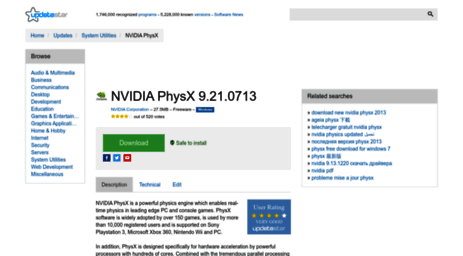 nvidia-physx.updatestar.com