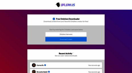 Visit Ofleak.us - Free OnlyFanz Downloader.
