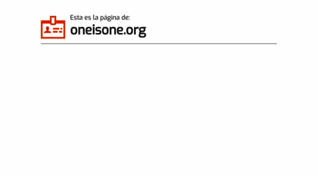 oneisone.org