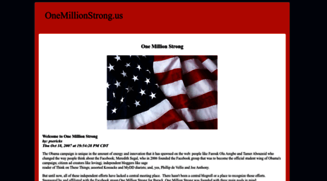 onemillionstrong.us