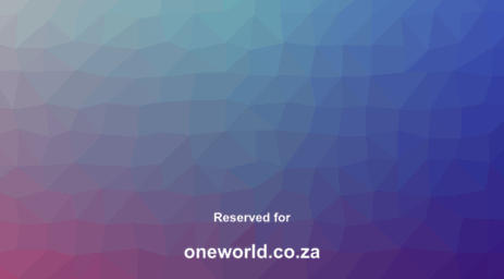 oneworld.co.za